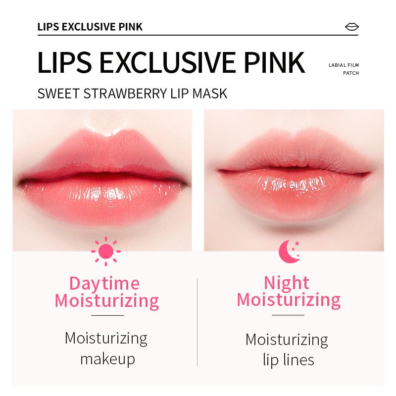 3/5/10/20/30pcs Pink Moisturizing Lips Mask Nourishing Hydrating Crystal Collagen Gel Lip Patches Lip Plumper Sexy Lip Skin Care