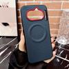 For Nothing Phone 4a Case Magnetic Nylon Woven Matte Leather Skin-friendly Back Case Cover Bumper