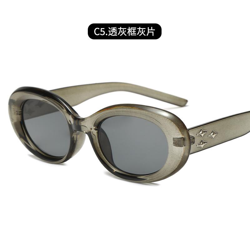 Autumn And Winter Millennial Babes Sunglasses Women'S Trendy Retro Cat'S Eye Street Shot Wearing Eve Sunglasses Men