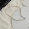 French Retro Pearl Heart Bracelet & Necklace Set