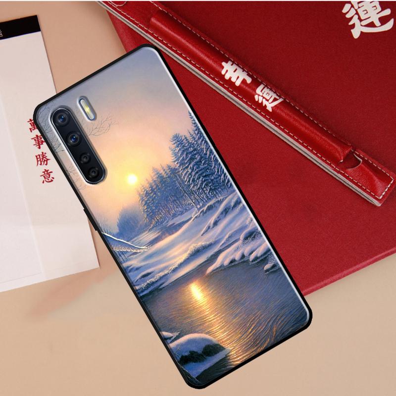 

Landscape Winter Light Snow Case For Oppo A80 A58 A5 Pro A15 A16 A17 A57 A77 A94 A74 A54 A76 A96 A40 A60 A18 A38 A78 A98 OPPO A38 4G
