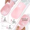 Protable Dog Cat Water Bottle For Walking/Hiking/Travel, Pets Outdoor Drinking & Feeding Dispenser (Pink)