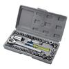 46Piece Ratchet Wrench and Screwdriver Set 1/4inch Metric Socket Kit for DIY Projects Car Maintenance Vehicle Servicing