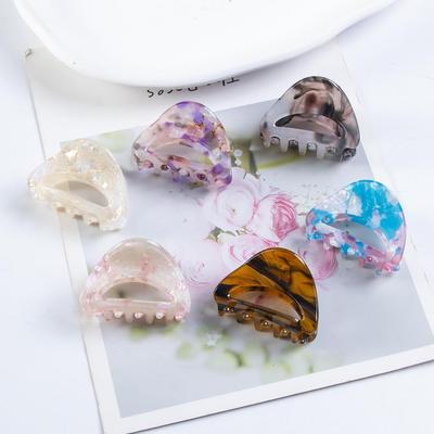 Bamboo Yao Women's Creative Hollow Claw Hair Clip - Imitation Acetate Acrylic Jewelry Design