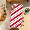 B-Burgundy White S-Stripe Phone Case For Samsung Galaxy A71,A70,A52,A51,A40,A30 Transparent Cover