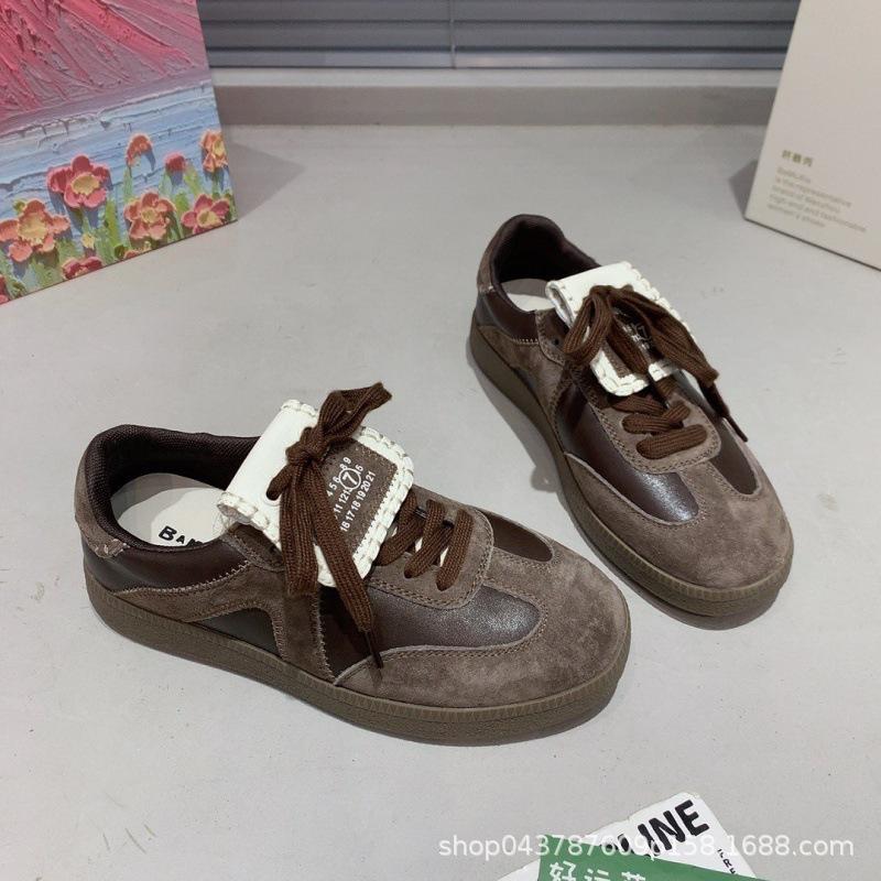 Star Autumn New Breathable Thick-soled German Training Shoes Retro Forrest Gump Shoes Sports and Leisure Shoes Board Shoes