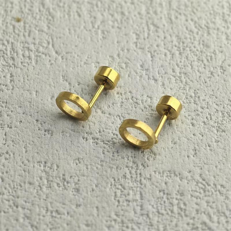 

1Pair Stainless Steel Rose Earrings Exquisite Rose Flowers Stud Earrings For Woman Girls Wedding Engagement Jewelry