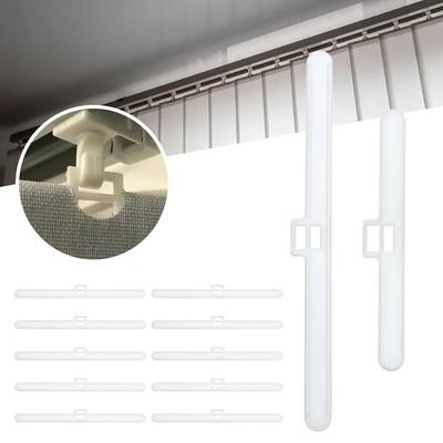 10 Stück 82MM Heimverbinder Gardinenzubehör Lamellenhalter Kette Vertikaljalousie Vorhang Reparaturclips Lamellenersatz