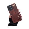 The Crocodile Pattern Wristband Is Suitable for The IPhone 14promax Phone Case Stand and The IPhone 13 Leather Pattern 12 Anti-drop Protective Case