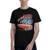 Awesome Motorcycle Route 66 Tshirts Unisex Unisexs Crew Neck Pure Cotton T Shirts Motorcycle Cruise America Tees Plus Size Clothes