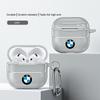 SQLI6 Soft Earphone Case For Apple AirPods 4 2024 Cover for Airpod Pro 1 2 3 4th With keyring For BMW Logo M Performance E46 E90 E60