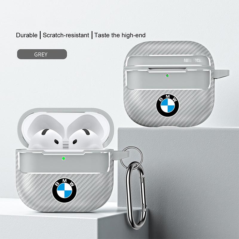 SQLI6 Soft Earphone Case For Apple AirPods 4 2024 Cover for Airpod Pro 1 2 3 4th With keyring For BMW Logo M Performance E46 E90 E60