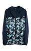 Rad Blue Mountain Water Running Light Rich Colors and Patterns Light [RadBlue] Men's Parka, Repellent, Wear, Outerwear, Raincoat, (XL, [MESHCAMO]