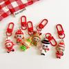 1/6Pcs Key Chains Hanging Cartoon Pendant Cute Backpack Pendant Christmas Gift Christmas Series Rabbit Keychain