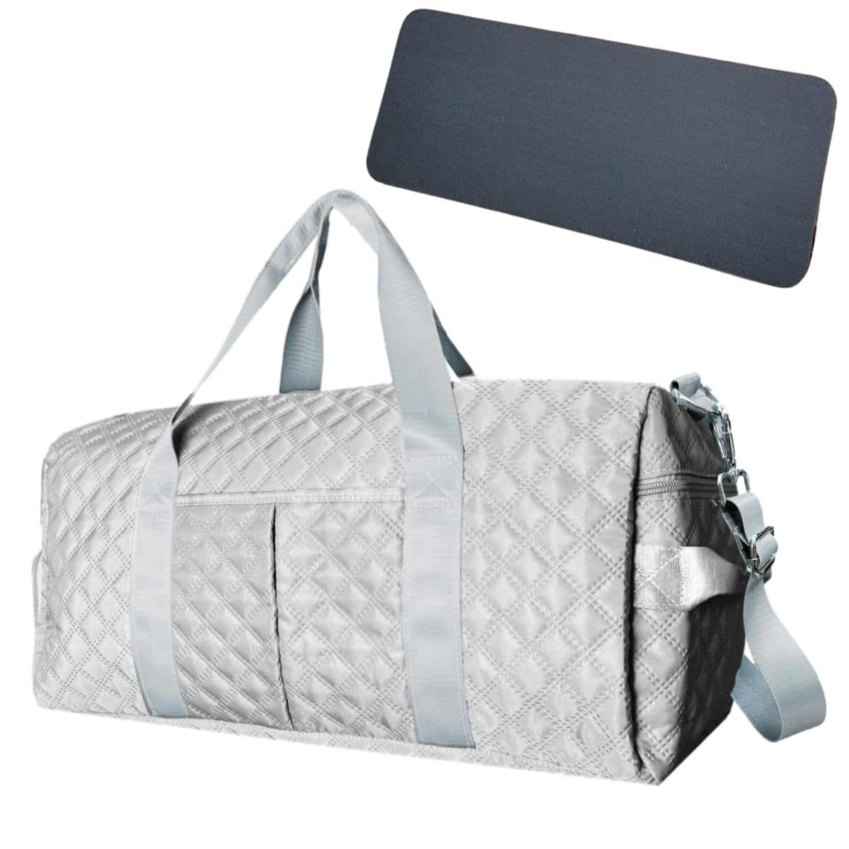 

Дорожная сумка с дном большая стеганая для школы средней школы колледжа начальной школы младшей средней школы Бостона Бостон путешествия путешествия дорожный лайнер, серый