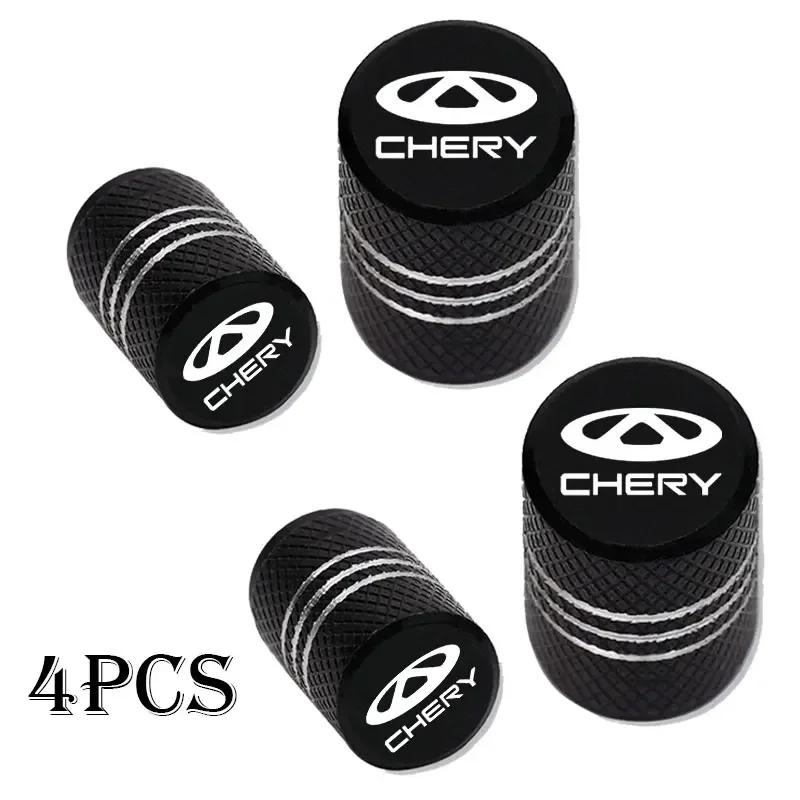 For Chery Tiggo 8 7 6 4 3 5x Pro Arrizo Omoda 5 FX Fulwin Face QQ Accessories 4Pcs Car Wheel Tire Valve Caps Airdust Covers l666