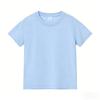 10A Antibacterial Pure Cotton Children'S Solid Color Short-Sleeved T-Shirt Summer Boys And Girls Crew Neck Cotton Children'S Bottoming Shirt