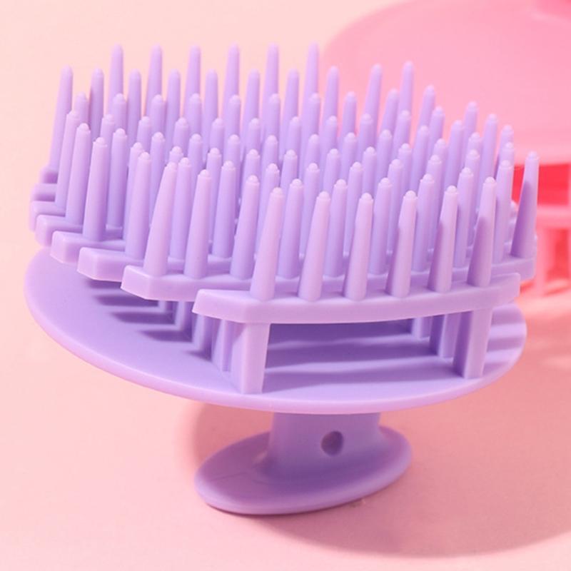 Scalp Massage Brush for Wet and Dry Hair Gentle Head Massage Brush Silicone Shampoo Hair Brush Shampoo Brush