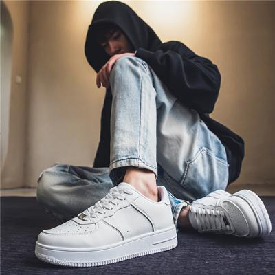 2025 Autumn New Men's Board Shoes Breathable Thin Shoes Non-slip White Shoes Trend Casual Running Board Shoes Foreign Trade