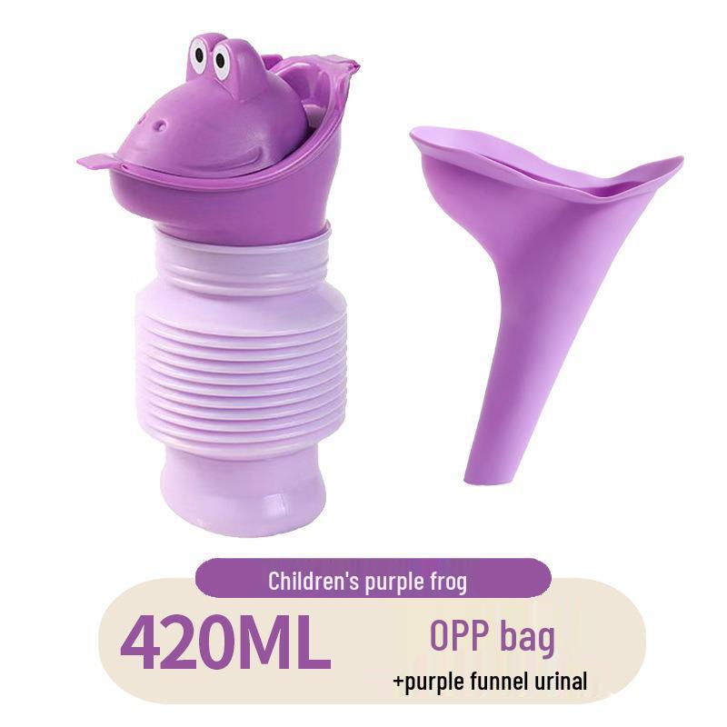 Portable Urinal and Urine Collector for Adults - Travel-Friendly Outdoor Cartoon Design