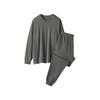 Room Wear Set Men's Cotton Fleece Long Sleeve Room Wear Set Men's