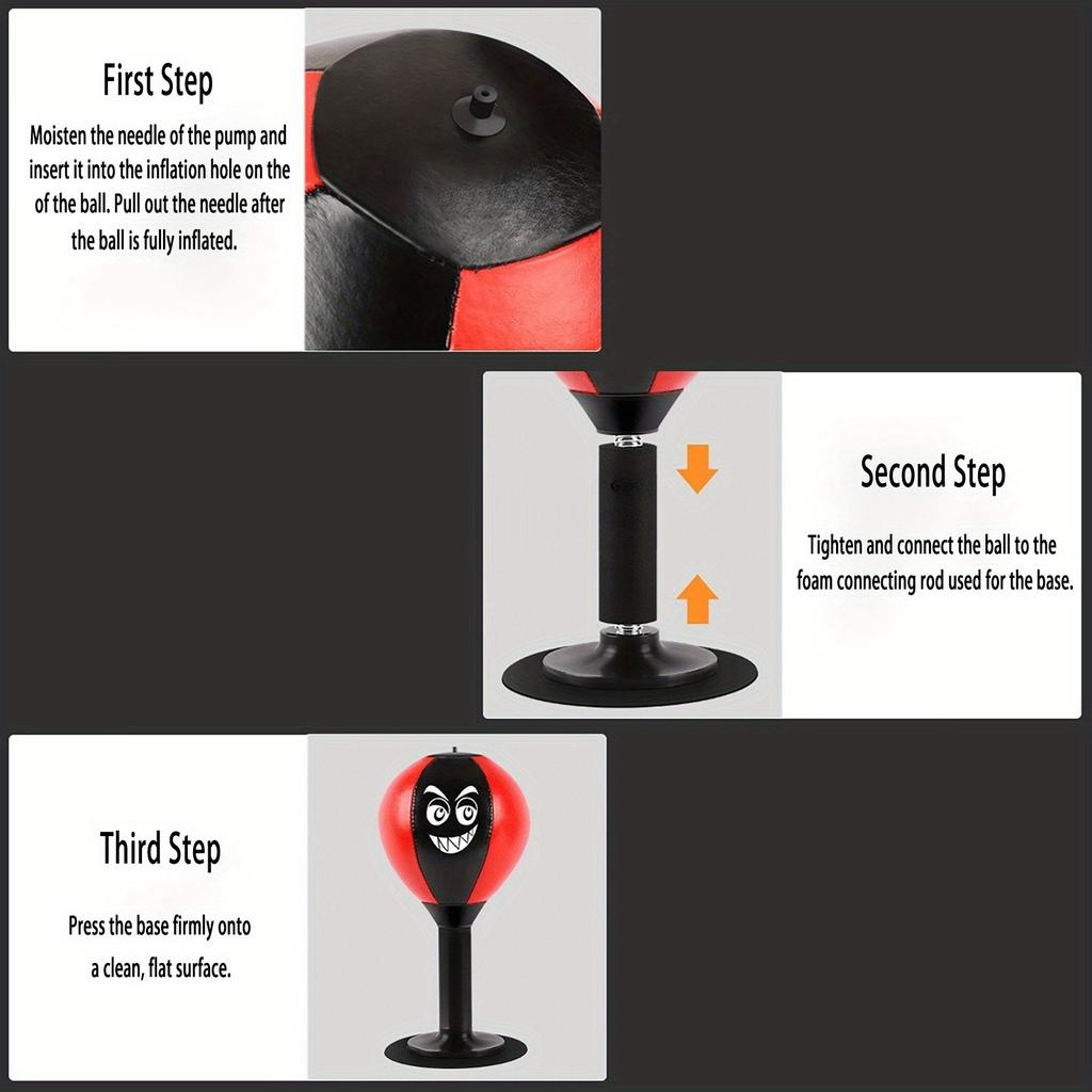 Desktop Box-Geschwindigkeitsball zum Stressabbau, mit einer langlebigen Feder, stoßfest und eine lustige Ergänzung für Ihren Arbeitsbereich