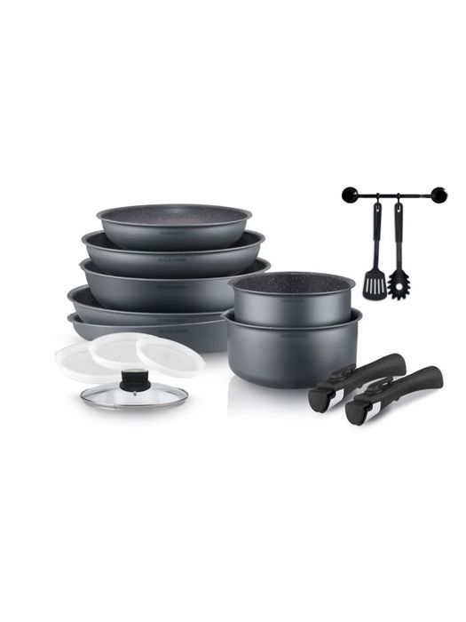 

Batterie 15pcs amovible gris mat AM133GM