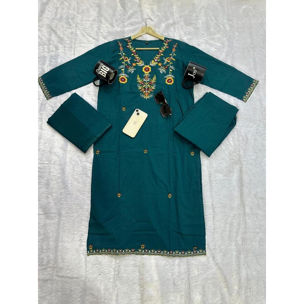 Bollywood Party Wear Kurti Palazzo Dupatta Set Indian Women Ethnic Salwar Kameez