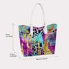 Watercolor Abstract Tote Bag Stylish Colorful Carryall for Daily Use