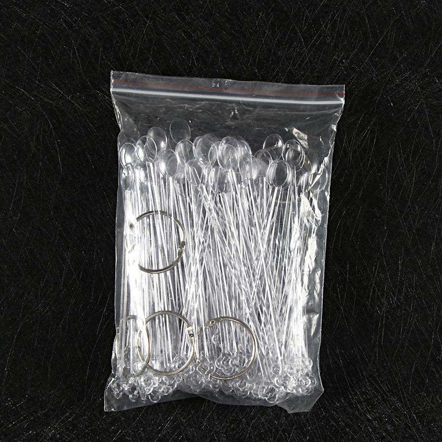 100 шт. палитра цветов для дизайна ногтей, палочки для демонстрации образцов цветов гель-лака с металлическим кольцом чистый