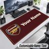 Arsenal Personalized Large Mouse Pad Custom Name Text Extended Desk Mat Gaming Mousepad