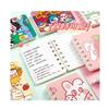 Cute Cartoon Coil Mini Portable Pocket Notebook For Girls Daily Use