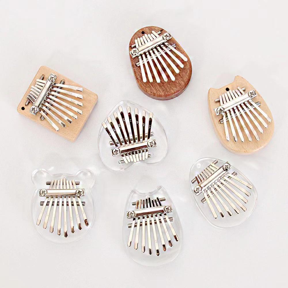 Portable 8-Note Mini Kalimba Thumb Piano for Beginners