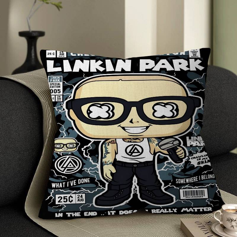Band L-Linkin P-Park Cool Personalized Pillow Dust Cover Bedroom Kids Party Decoration Pillowcase Birthday Children Gift