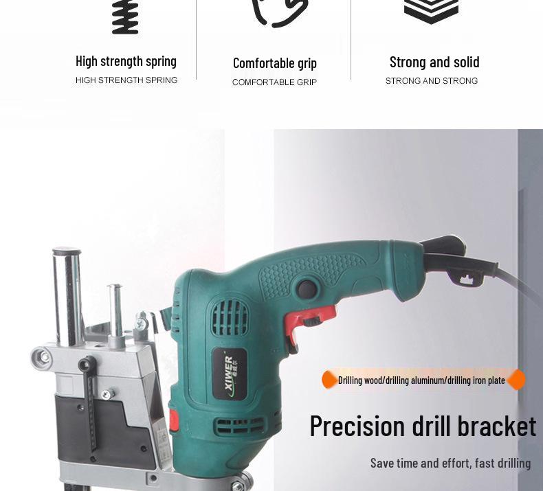 Compact Electric Drill Stand for Household Use