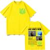 Rapper Jc Reyes Tour 2025 Merch T Shirt Unisex Unisex Harajuku Hip Hop Pop Music Tshirt Summer Fashion Casual Short Sleeve Tshirts