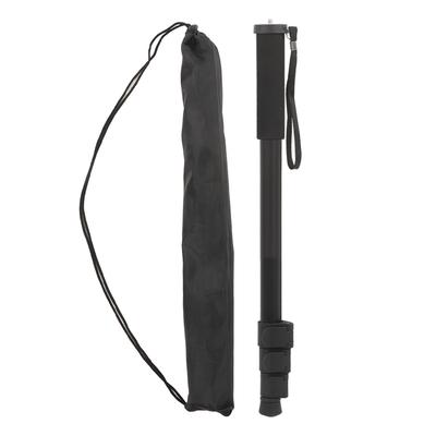SLR Camera Monopod Aluminum Alloy 4 Section Telescopic Extension Rod for Microphone Photography