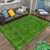 Artificial Grass Football Field Rug Suitable for use as an anti-slip game mat for living room and bedroom sofas