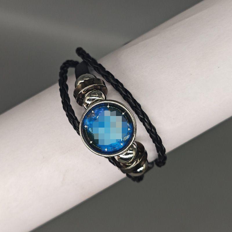 Регулируемый браслет «Семь Стихий»: Вода, Ветер, Огонь, Гром, Камень, Трава, Лед - Аниме Стиль для Мужчин и Женщин