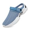 Sandali da uomo alla moda, estivi, da esterno, con plateau, firmati, in rete traspirante, imbottiti, da spiaggia, da infilare, leggeri, da uomo, sneakers