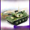 Plastic Building Block Tank Toy With Diy Assembly Children Educational Gifts