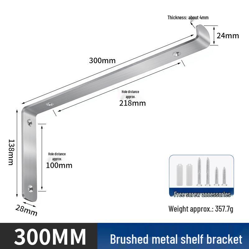 Wall-Mounted Bathroom Washbasin Triangle Bracket - Thickened Storage Shelf with Load-Bearing Capacity