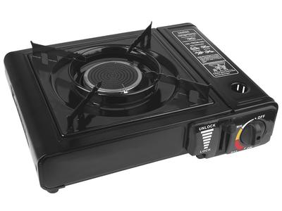 Taşınabilir gazlı ocak 1.62kW, seramik brülörlü, ek parça için