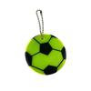 12Pieces Soccer Nighttime Backpack Keychain Glowing Bag Pendant Football Reflective Key Ornament for Easy Key Finding