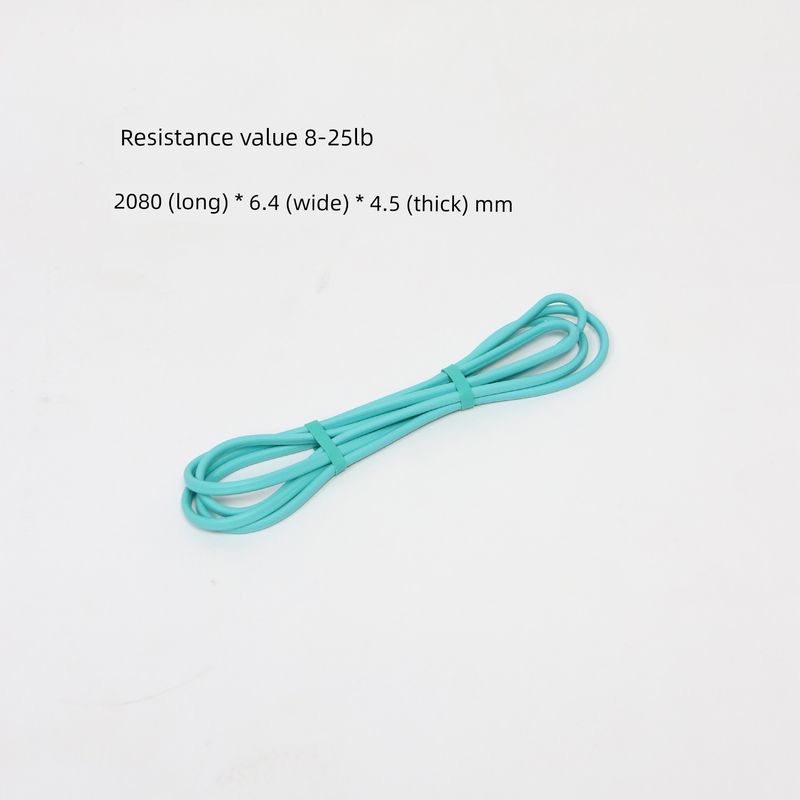 

LaTeX Tension Band Strength Body Guide Auxiliary Male Women Fitness Resistance Band Elastic Band Yoga Pilates Training Round edge light blue latex tension band