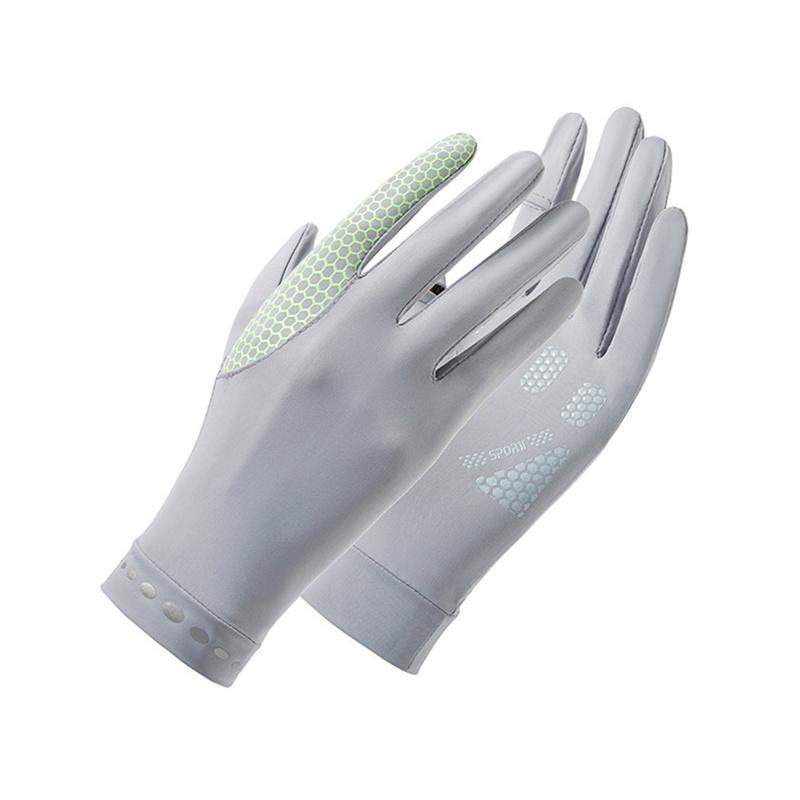 Non-slip Anti-UV Gloves Men Women Outdoor Sunscreen Driving Riding Fashion Gloves