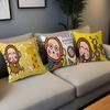 Cartoon Cute Monkichis Pillow Gift Home Office Decoration Bedroom Sofa Car Cushion Cover Case 45x45