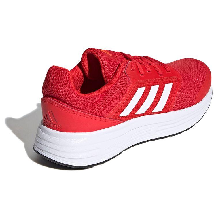 Adidas Galaxy 5 Comfortable Casual Mesh Synthetic Leather Breathable Low-Top Running Shoes Unisex Sneakers Red White FY6721