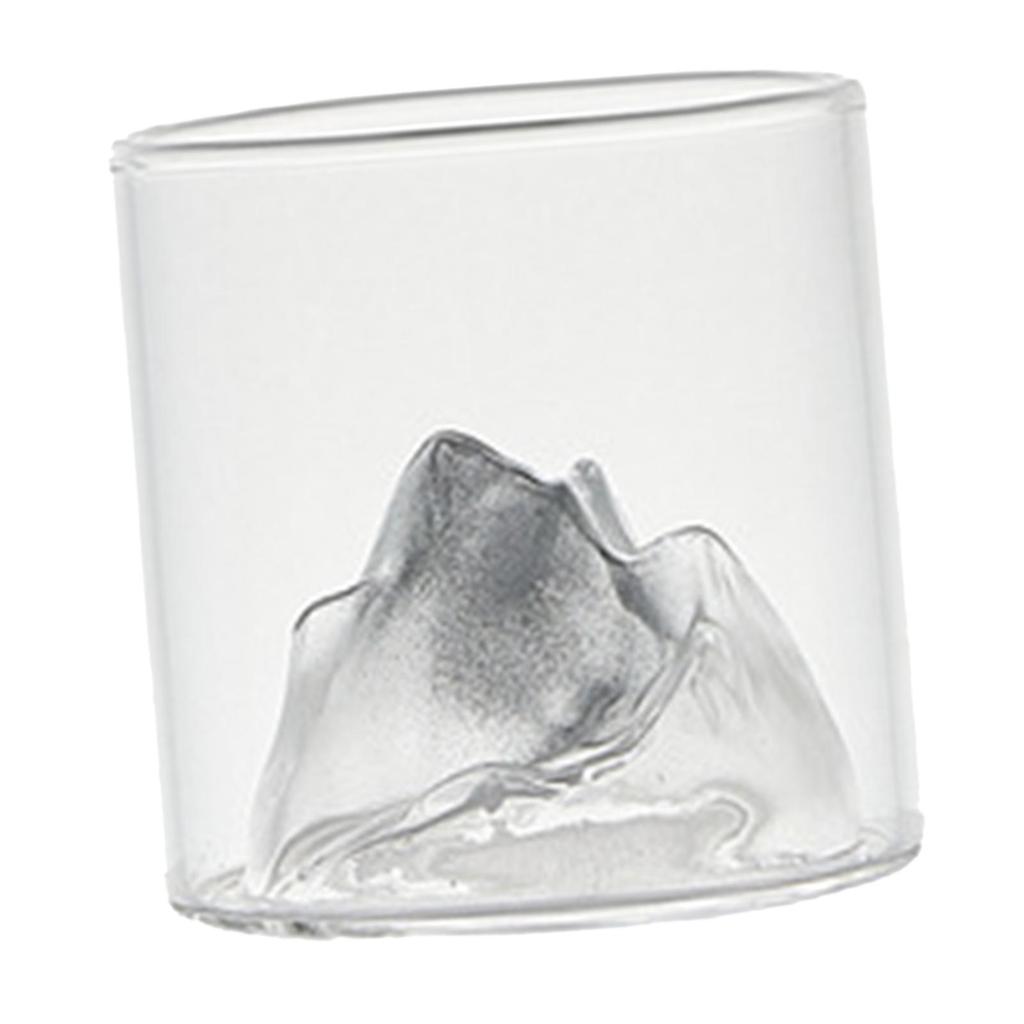 Creative Mountain Wine Glass Drinking Tumblers Beer Mug Hand Blown Champagne Glasses for Dining Entertaining Adults Gifts