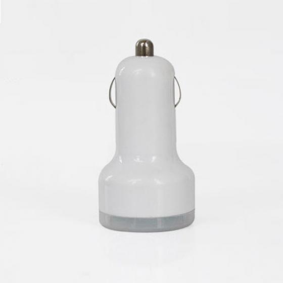 2-Port Universal Dual USB Billaddare Adapter 5V 2.1A/1A för Smart Phone